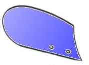 FRANK Düngereinlegerstreichblech