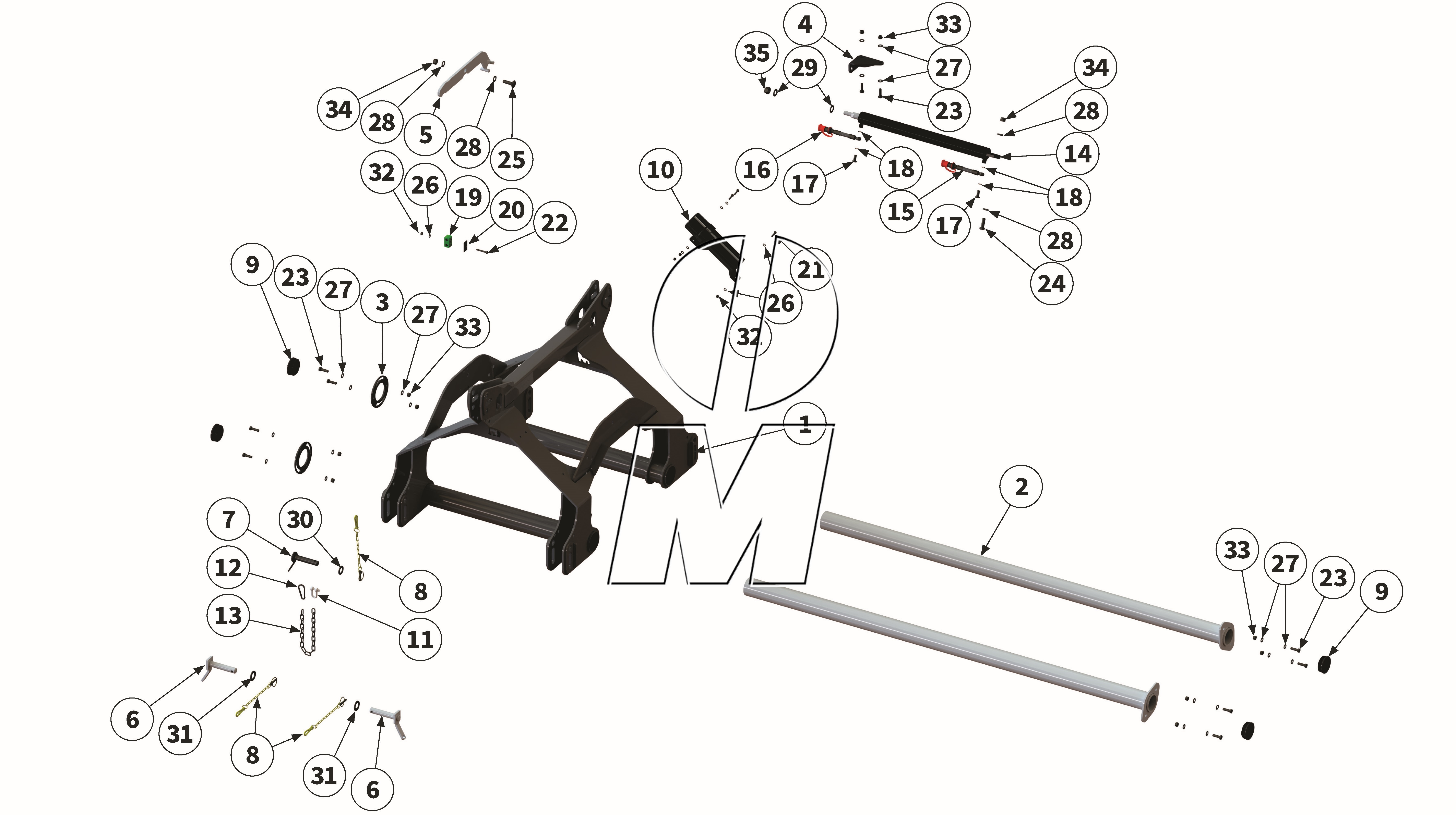 Zeichnung 04: Doppelbock (P_M_ET_24_WEL)
