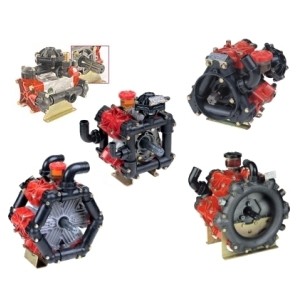 UDOR Membranpumpe, 3-Kolben 0-20 bar, 71 l/min