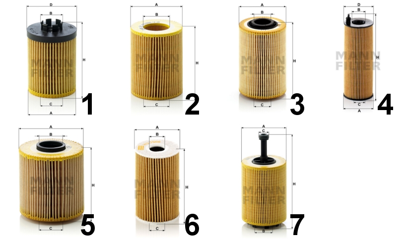 MANN Ölfilterelement