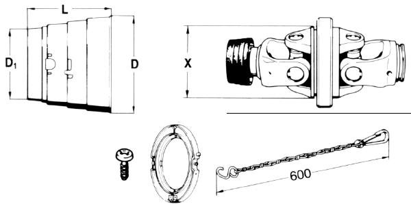 WALTERSCHEID Schutztrichter