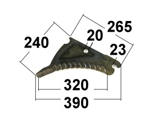 Pressenmesser pass. für FAHR KVERNELAND