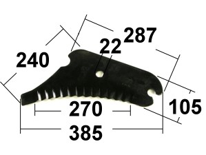 Pressenmesser pass. für FAHR JOHN DEERE