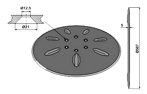 INDUSTRIEHOF Sechscheibe