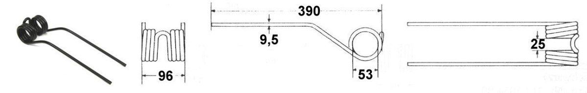 Heuerzinken pass. für FELLA