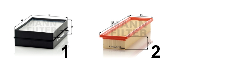 MANN Innenraumfilterelement