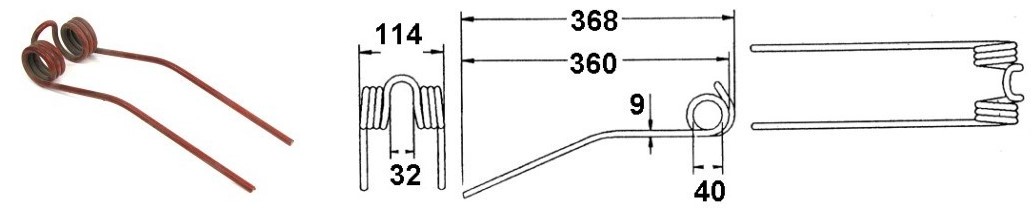 Heuerzinken pass. für PÖTTINGER