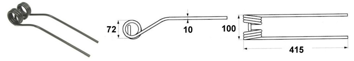 Heuerzinken pass. für SIP