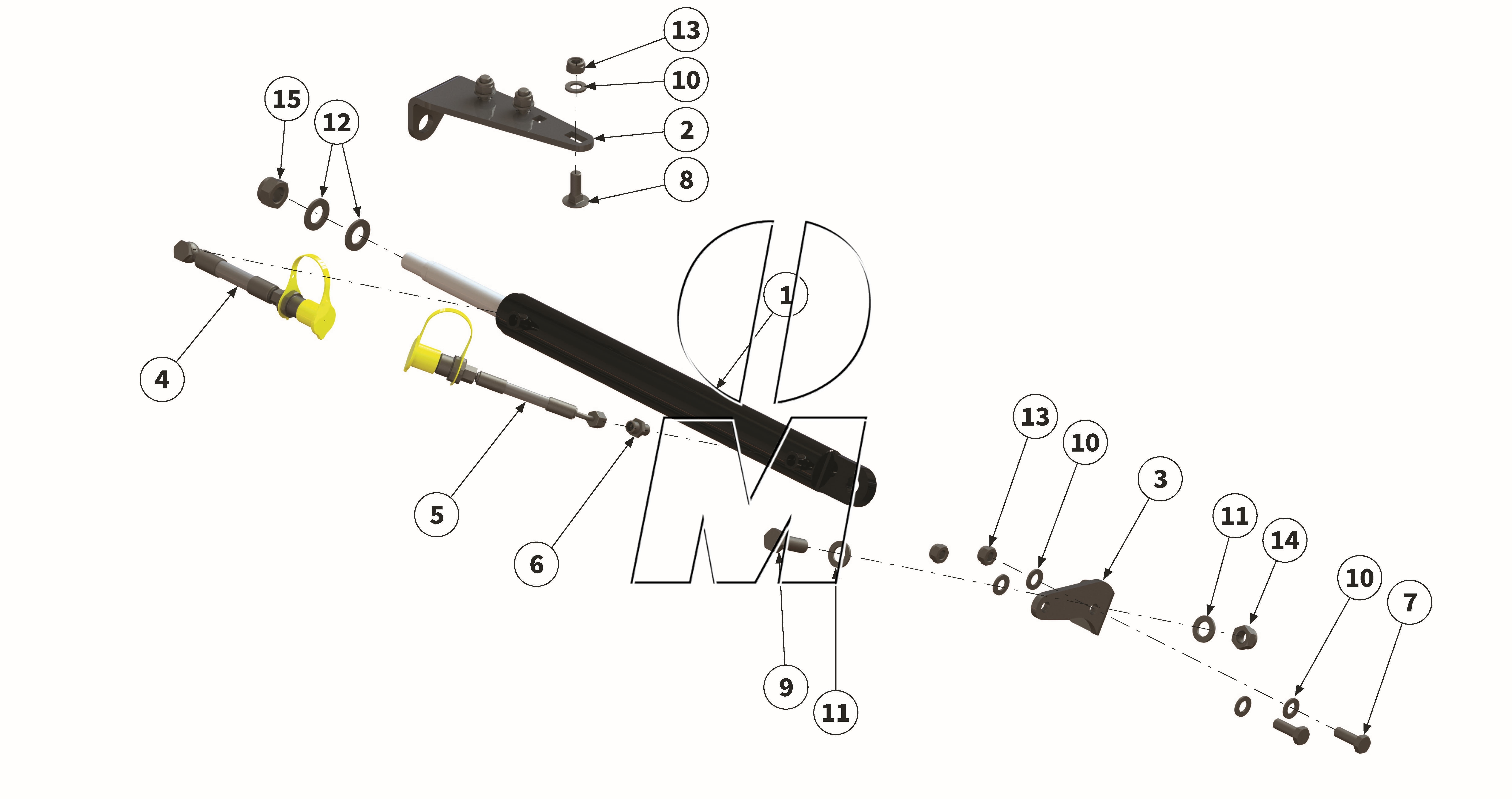 Zeichnung 23: Hydraulische Seitenverschiebung (P_H_ET_25_WEL)