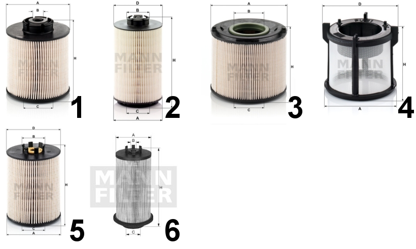 MANN Kraftstofffilterelement