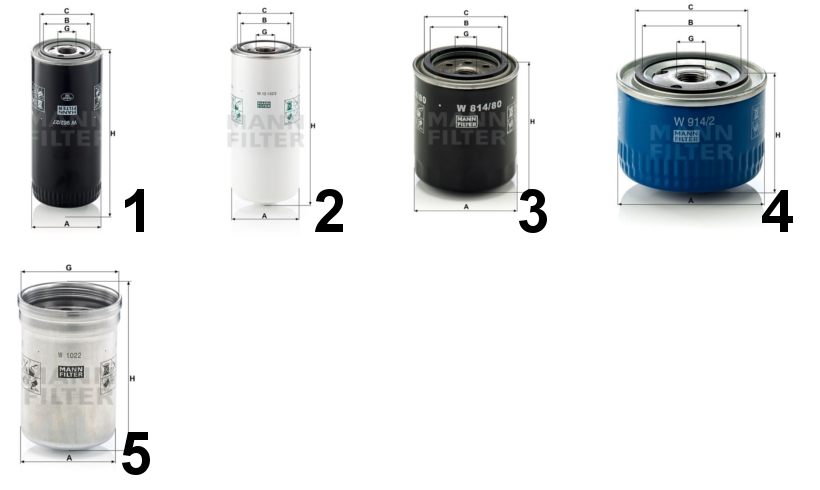 MANN Schmierölwechselfilter