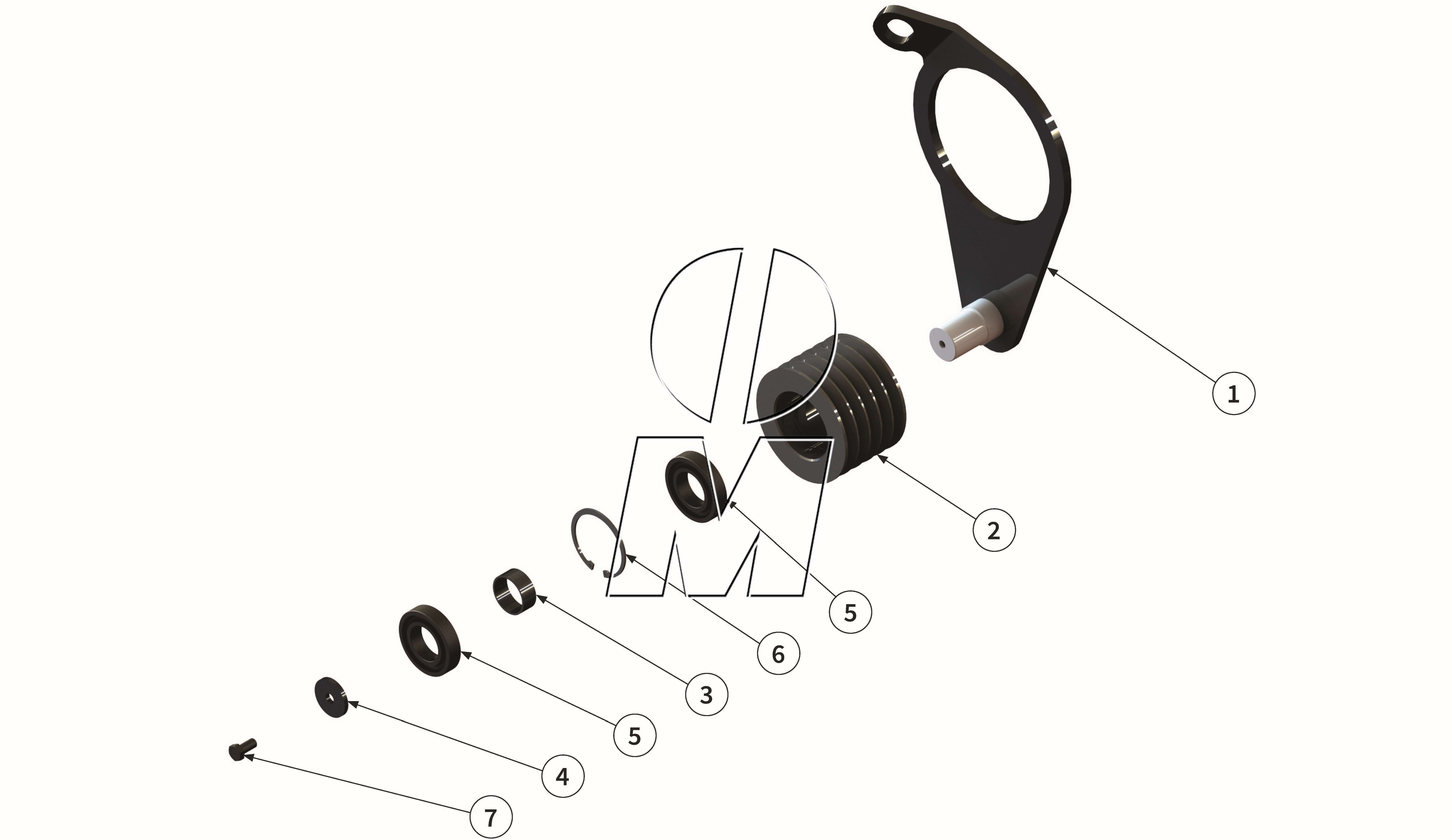 Zeichnung 10: Riemenspanner (P_MSP_ET_25_WEL)