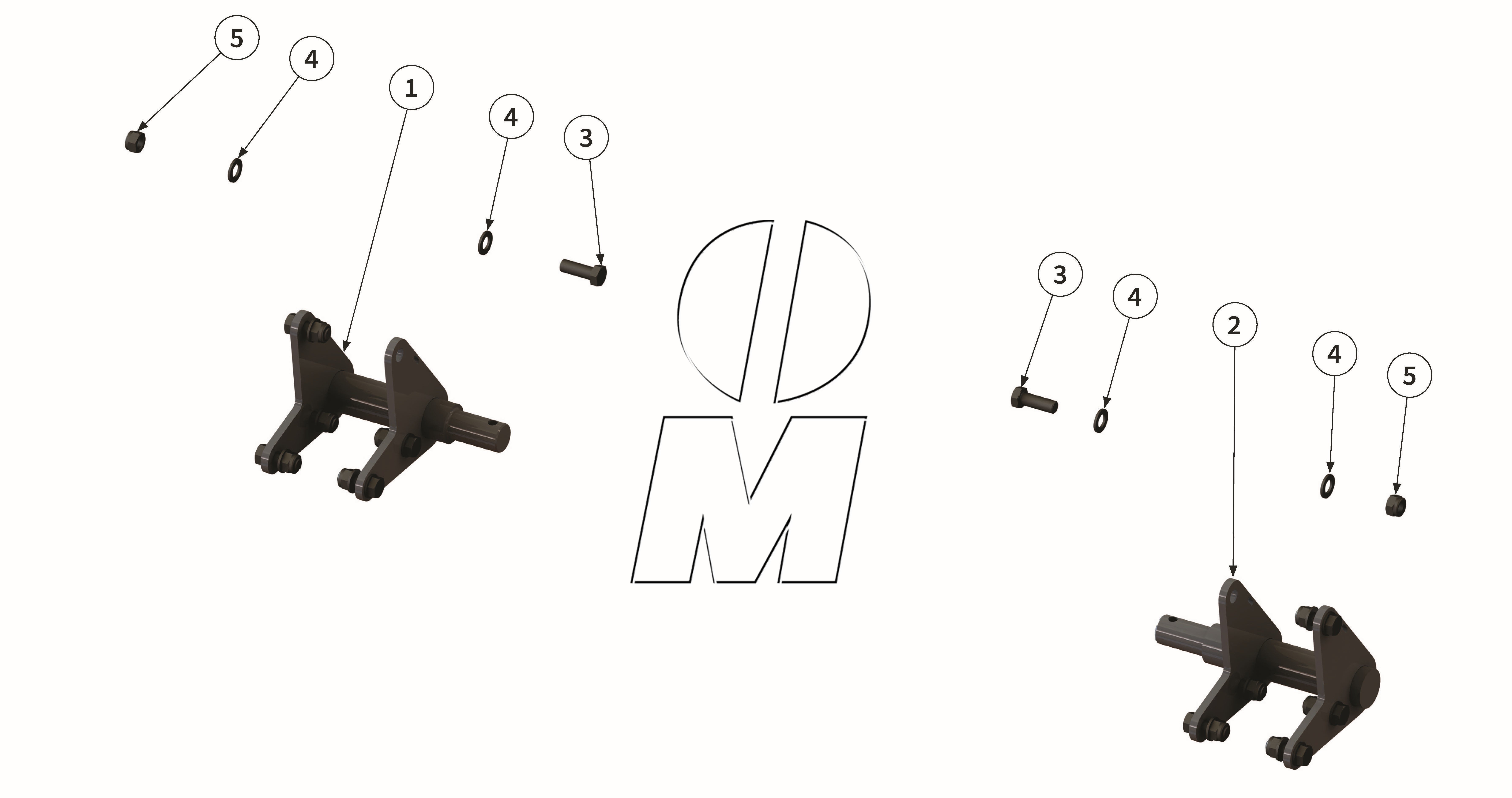 Zeichnung 12: Unterlenkeraufnahme Kat3 (P_LS_ET_25_WEL)