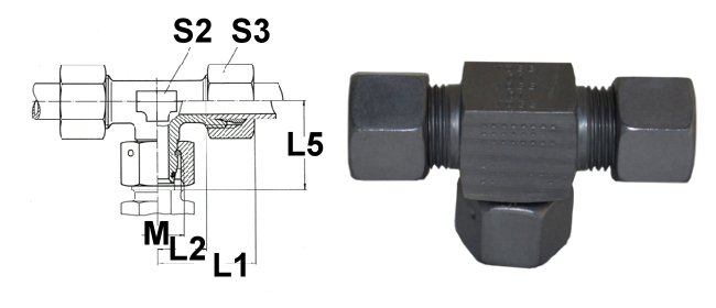 Einstellbare T-Anschlussstutzen