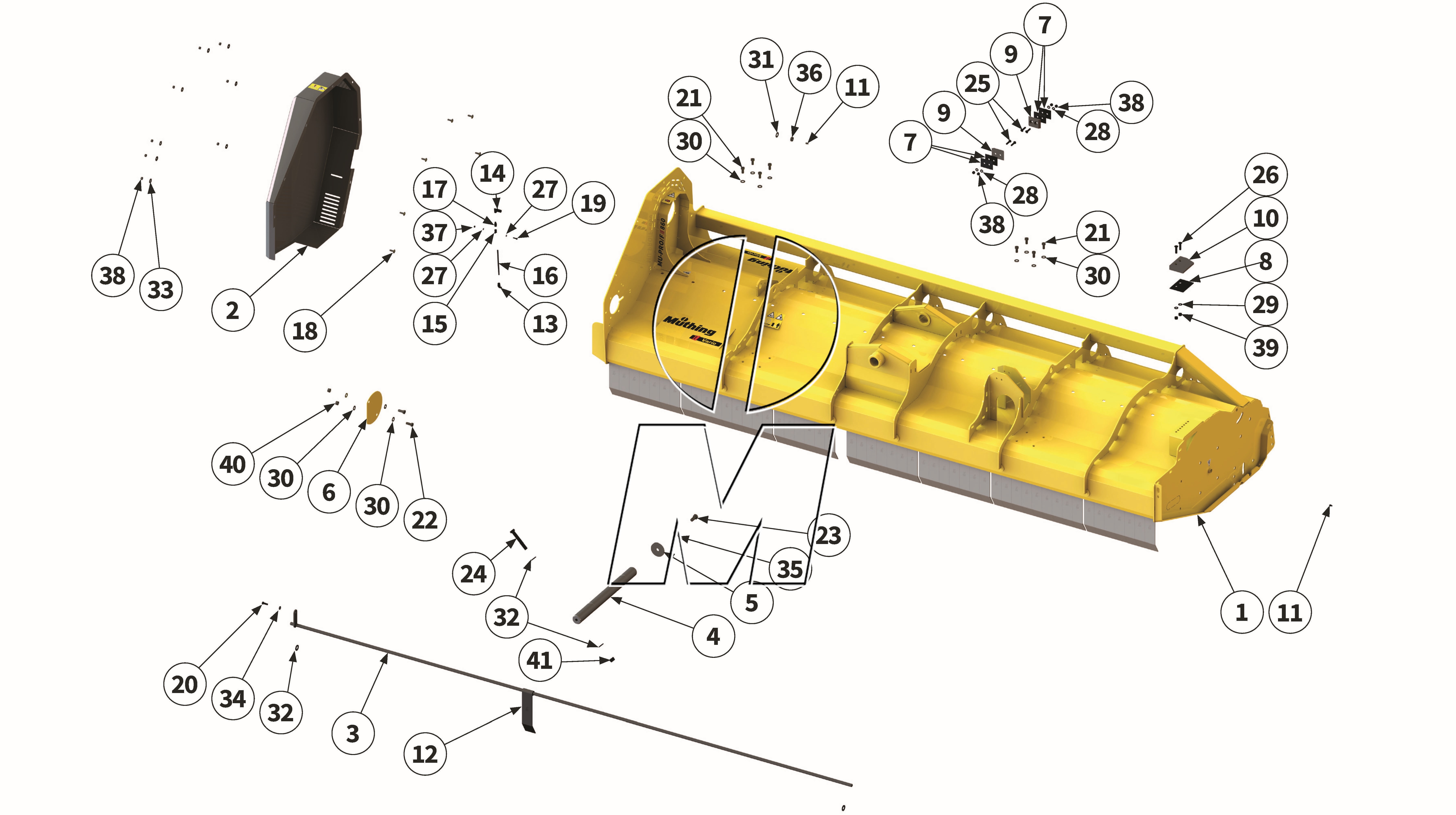 Zeichnung 01: Gehäuse Heck rechts 320 (P_PROF_ET_25_WEL)