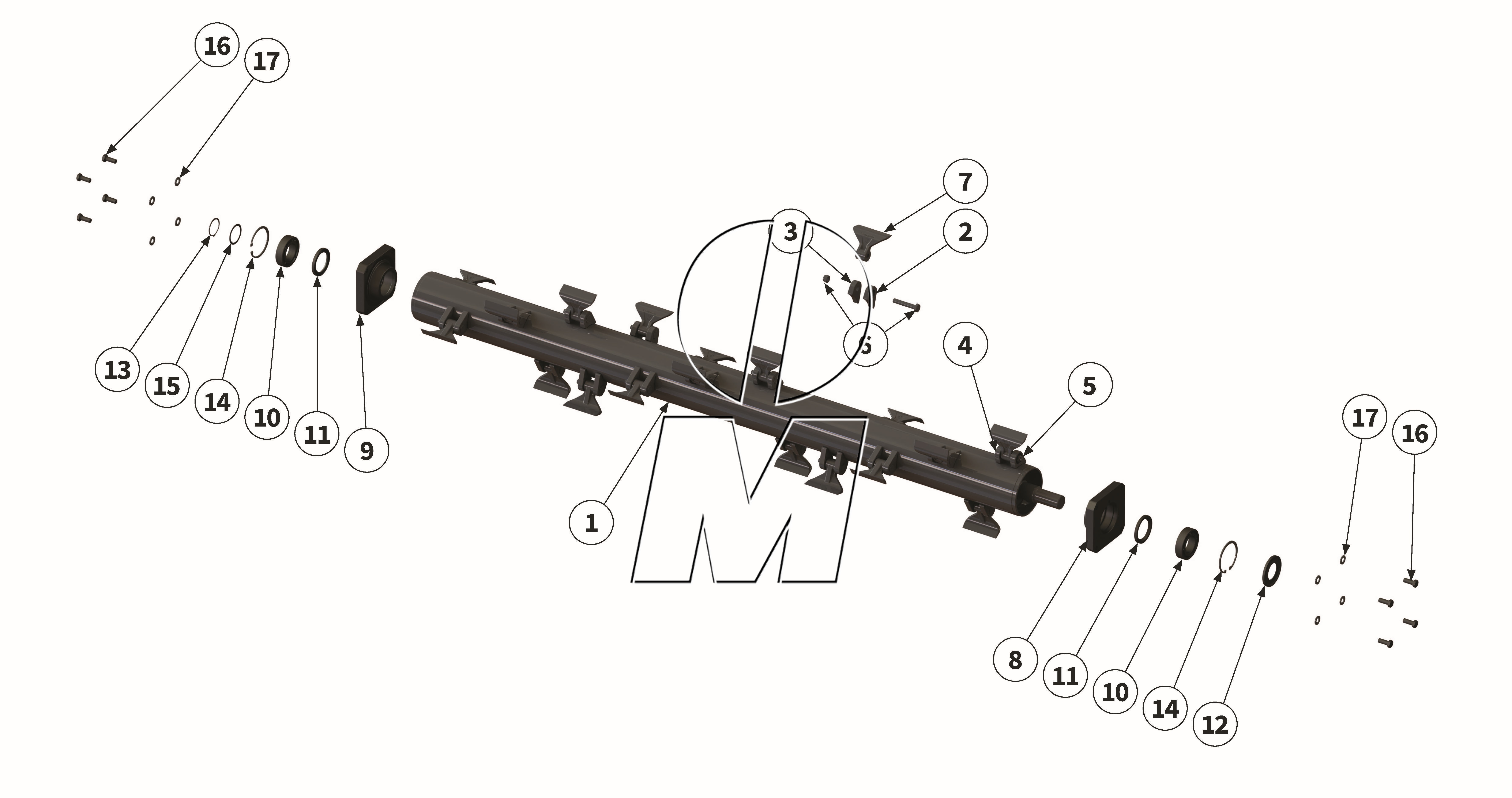 Zeichnung 24: Hammerrotor (P_MSP_ET_25_WEL)