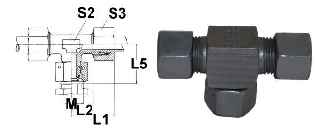 Einstellbare T-Anschlussstutzen