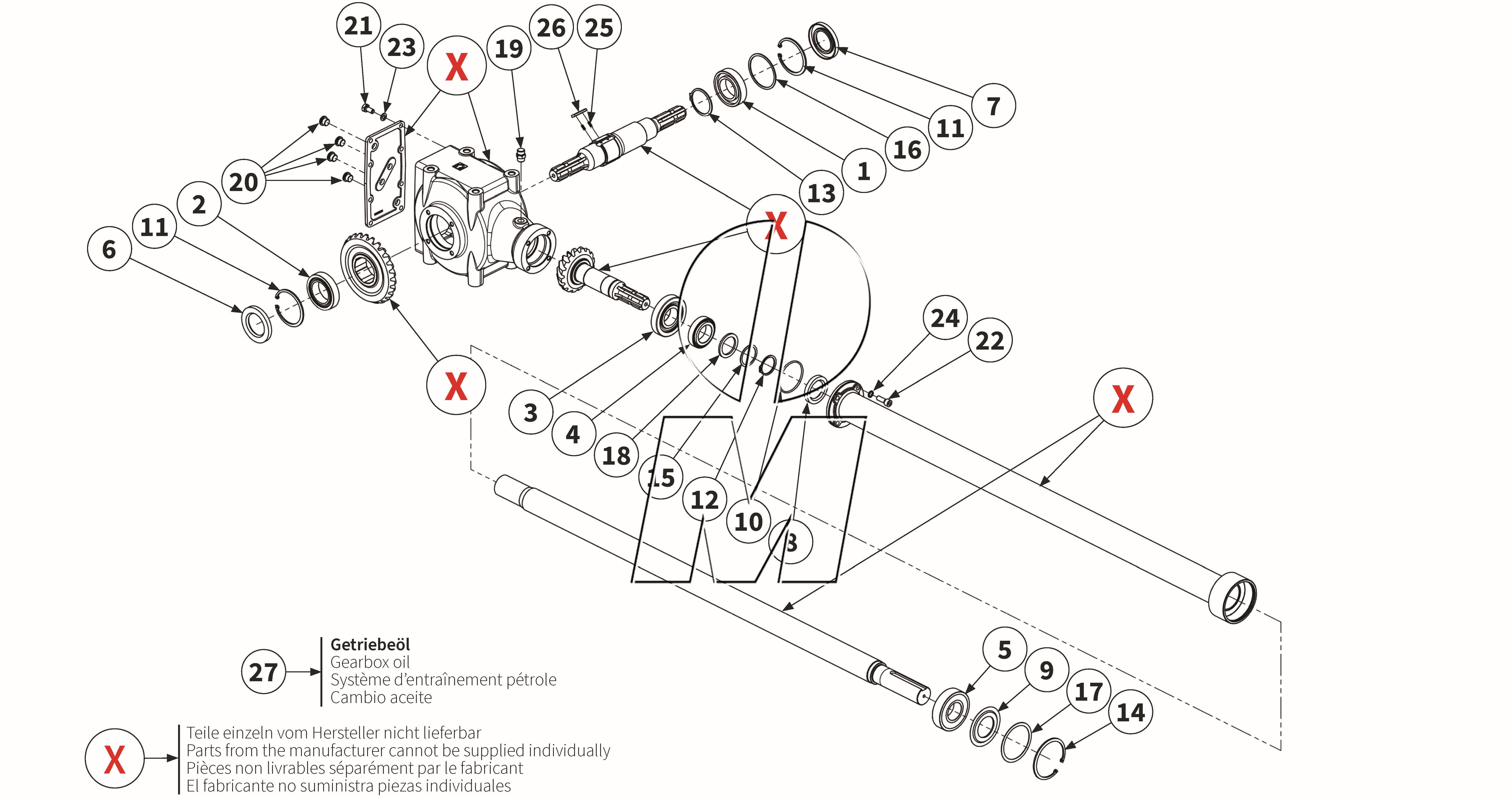 Zeichnung 10: Getriebe S2081 (P_VS_ET_24_WEL)