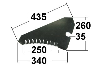 Ladewagenmesser pass. für KRONE