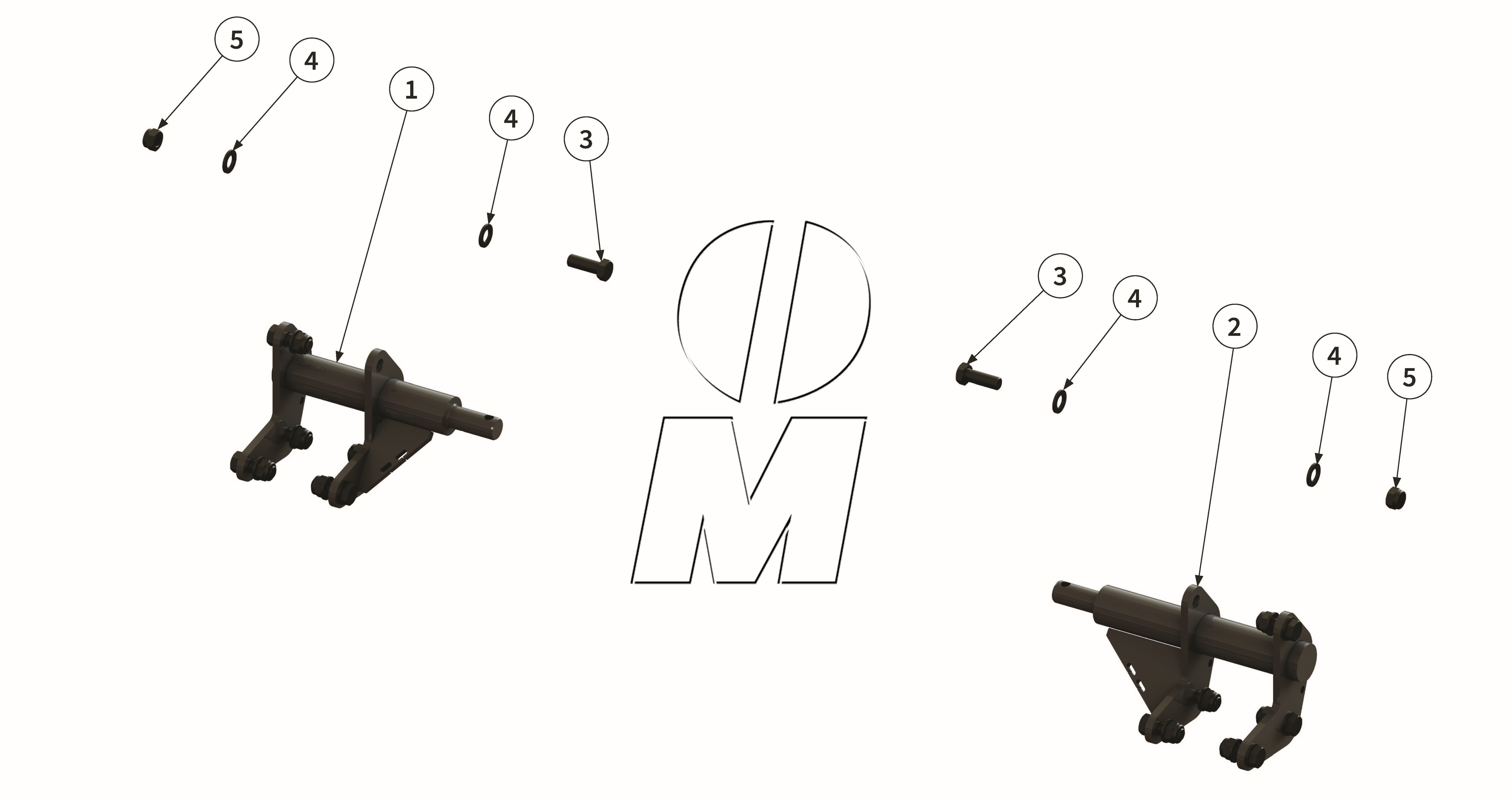 Zeichnung 13: Unterlenkeraufnahme Kat2 (P_LS_ET_25_WEL)