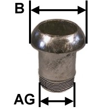 Gewindestutzen pass. für PERROT