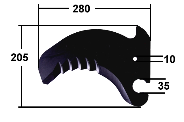Pressenmesser pass. für KRONE