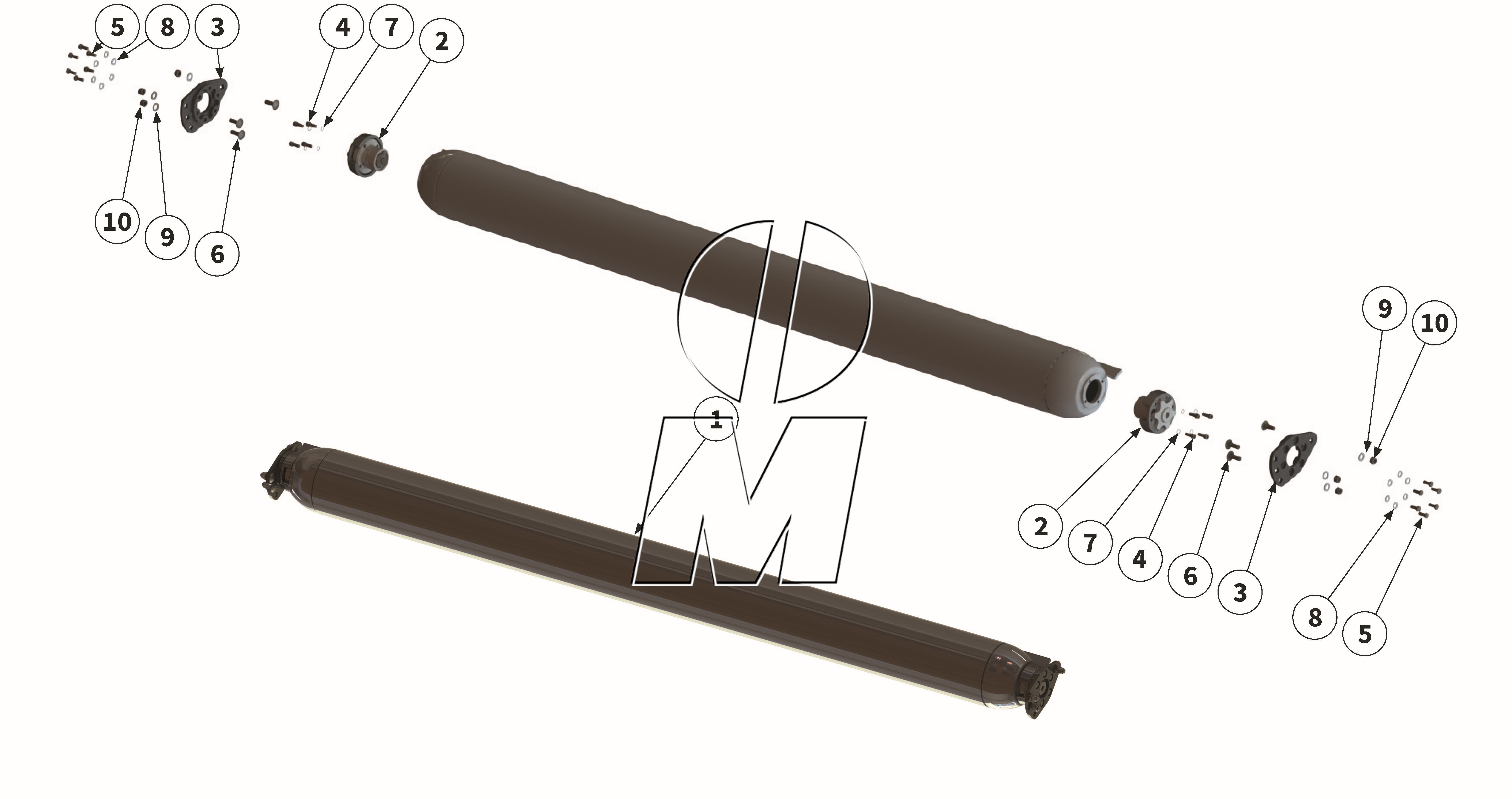 Zeichnung 09: Stützwalze (P_PRO_ET_24_WEL)