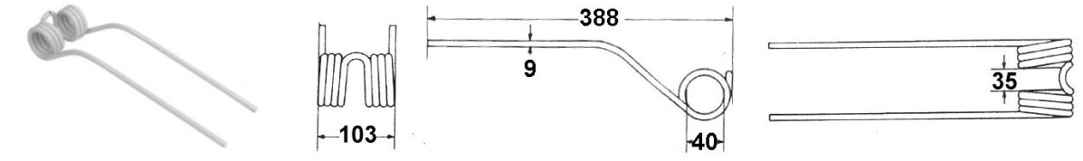 Heuerzinken pass. für STOLL