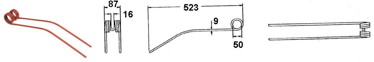 Schwaderzinekn pass. für CLAAS