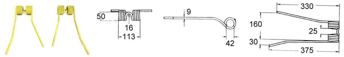 Heuerzinken pass. für PZ ZWEEGERS