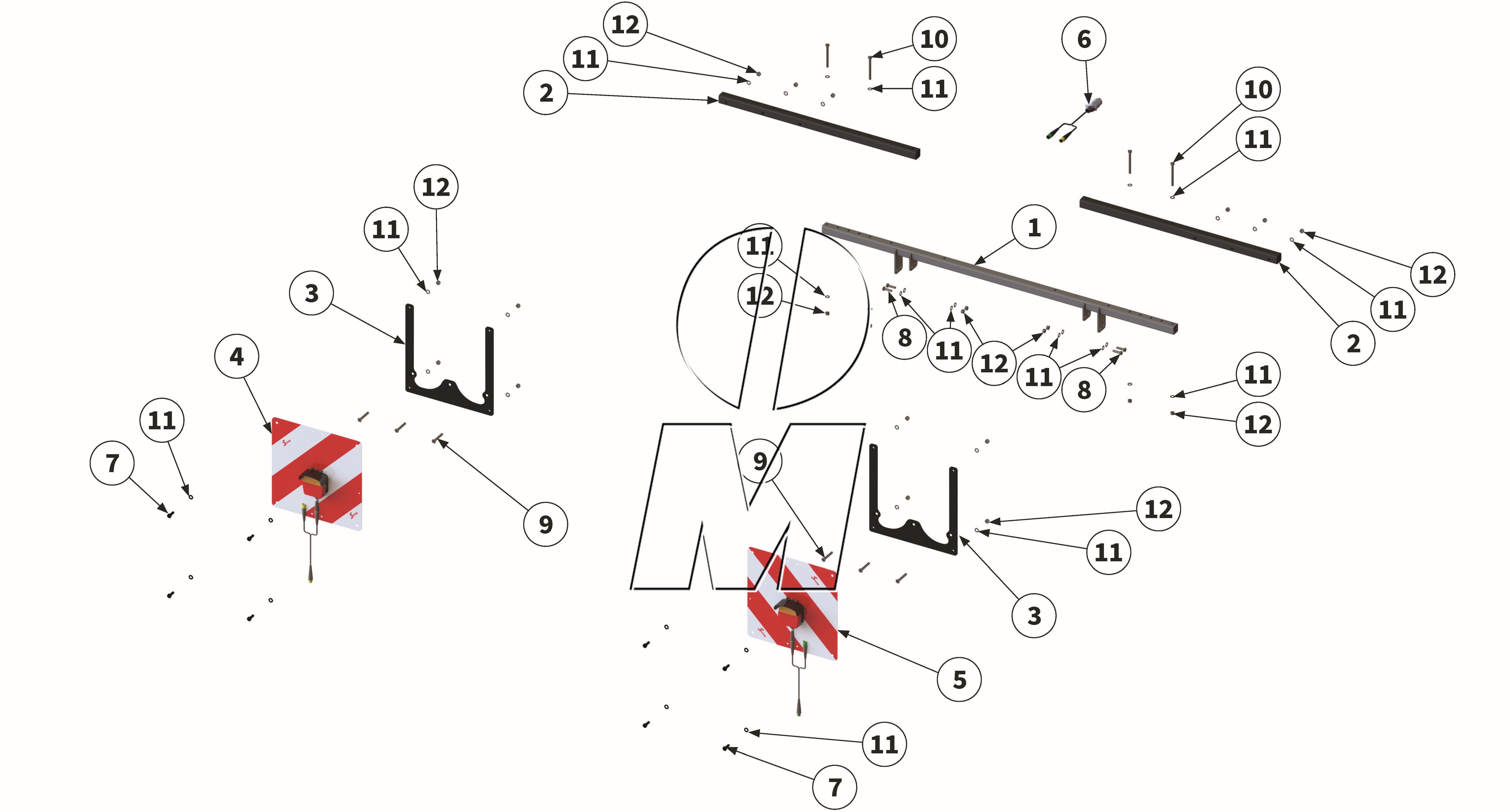 Zeichnung 22: Beleuchtungsträger (P_VS_ET_24_WEL)