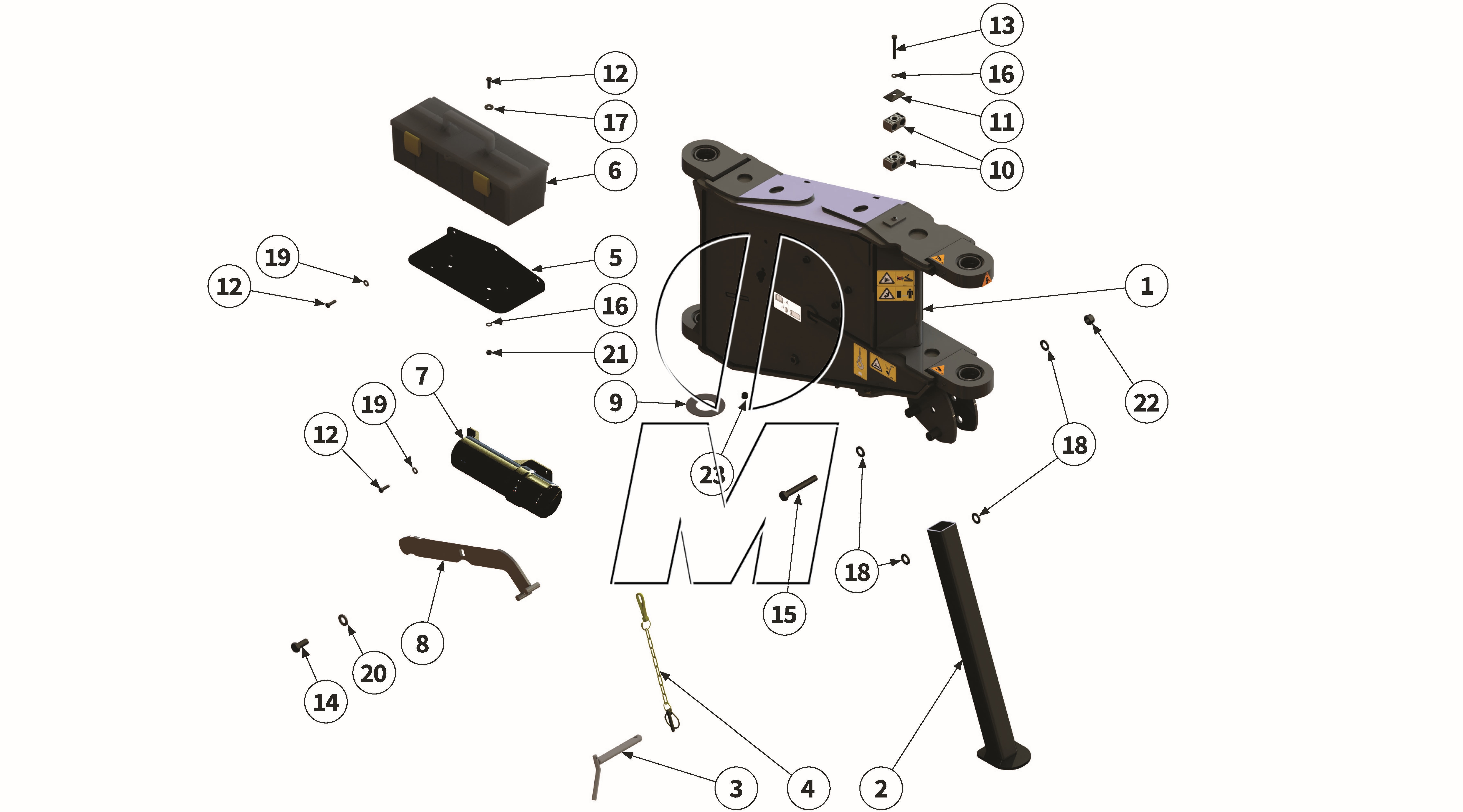 Zeichnung 04: Schwenkarm (P_MSP_ET_25_WEL)
