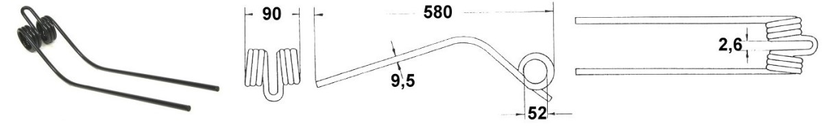 Heuerzinken pass. für KUHN