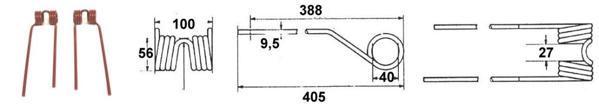 Heuerzinken pass. für CLAAS