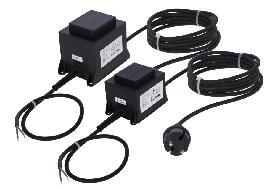 KERBL Transformator 230 VAC / 24 VAC 300W für Beckenheizung (1,0 / 180)