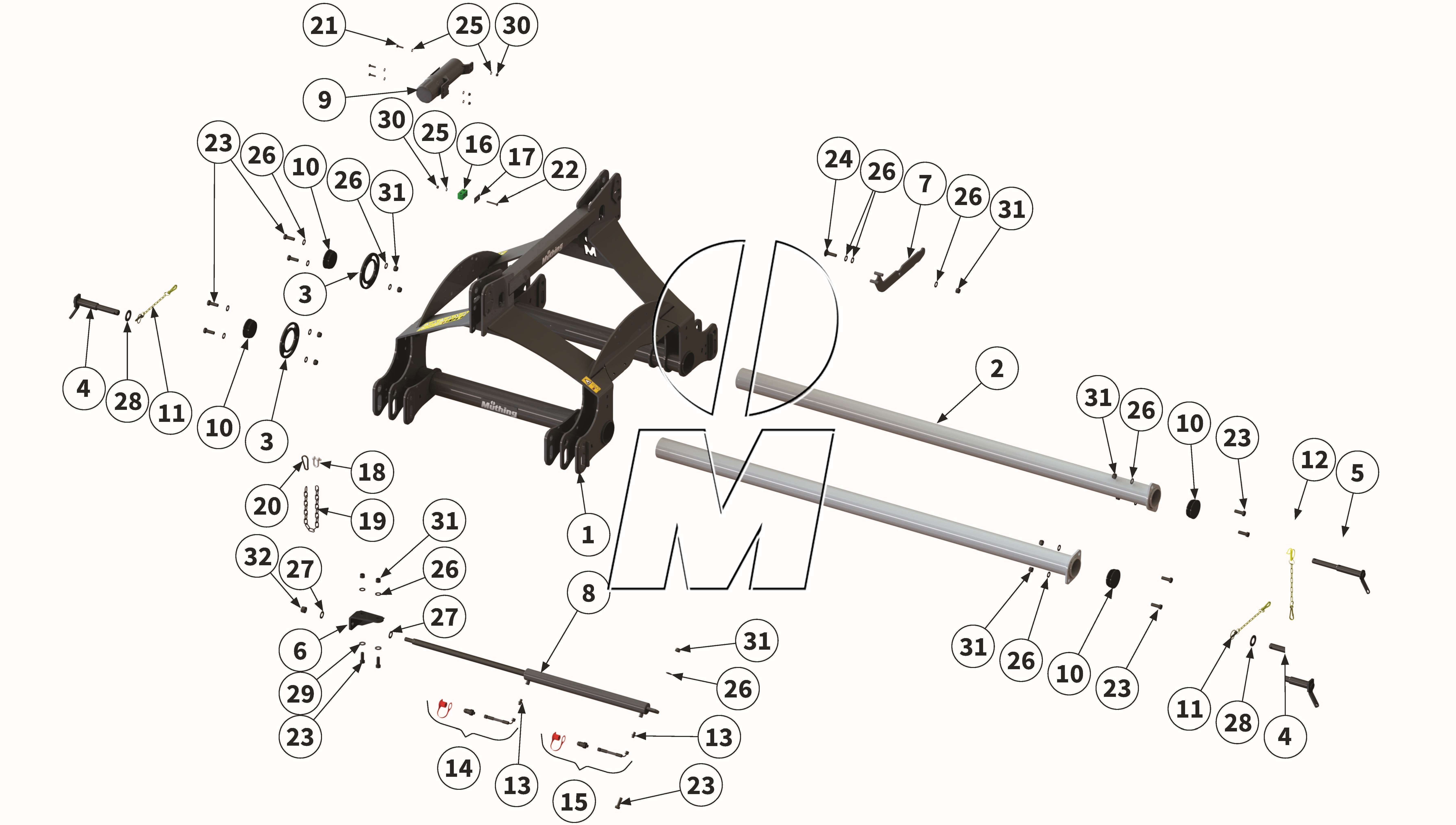 Zeichnung 04: Dreipunktbock (P_PRO_ET_24_WEL)