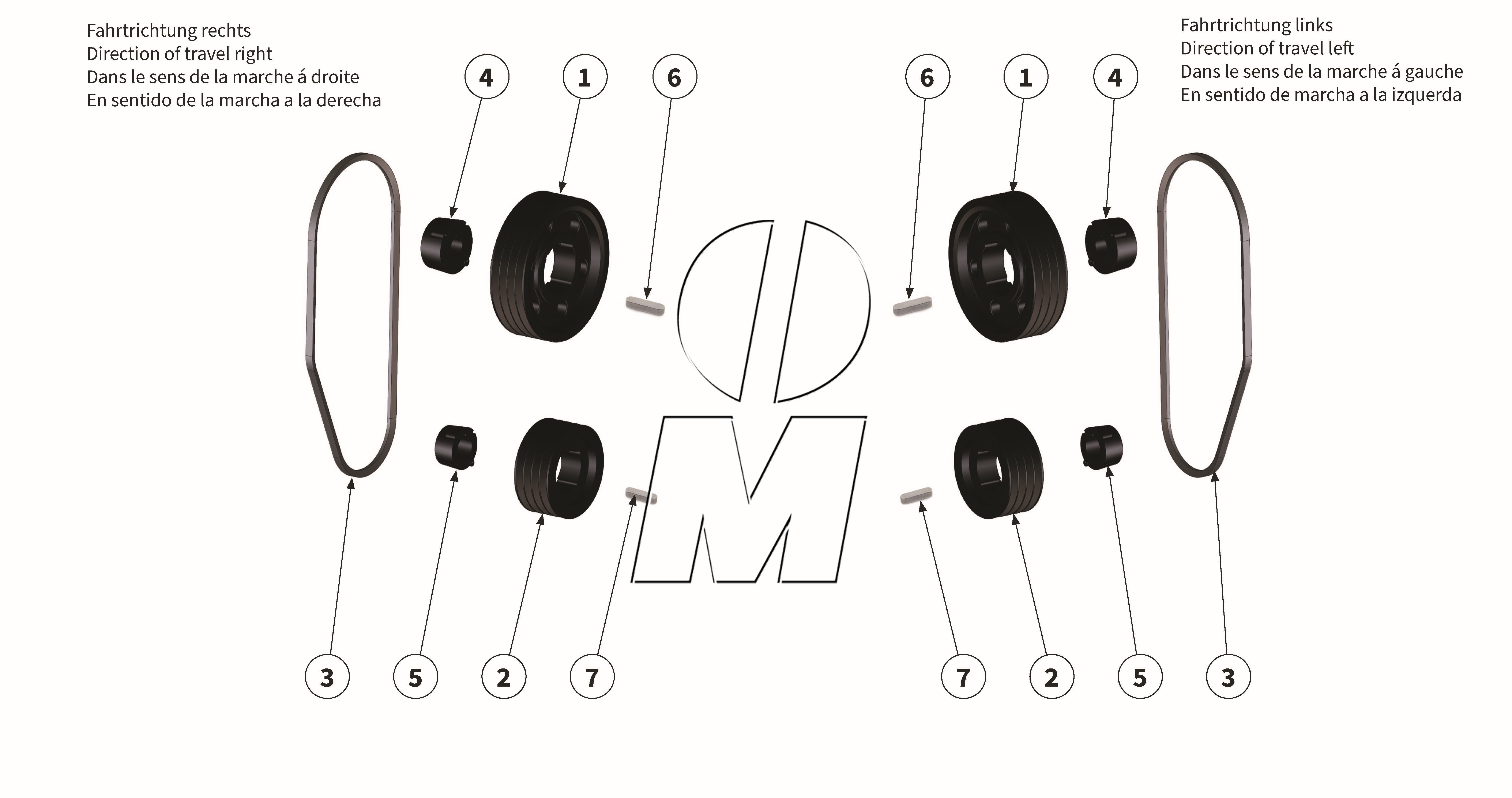 Zeichnung 12: Getriebe Übersetzung (P_MF_ET_24_WEL)