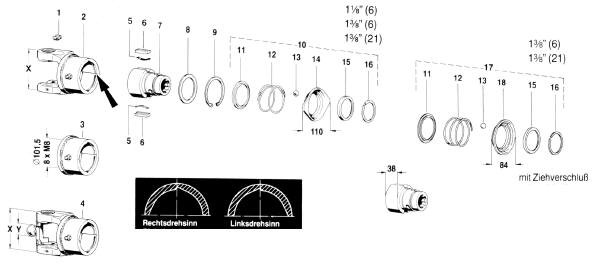 WALTERSCHEID Sperrkeil