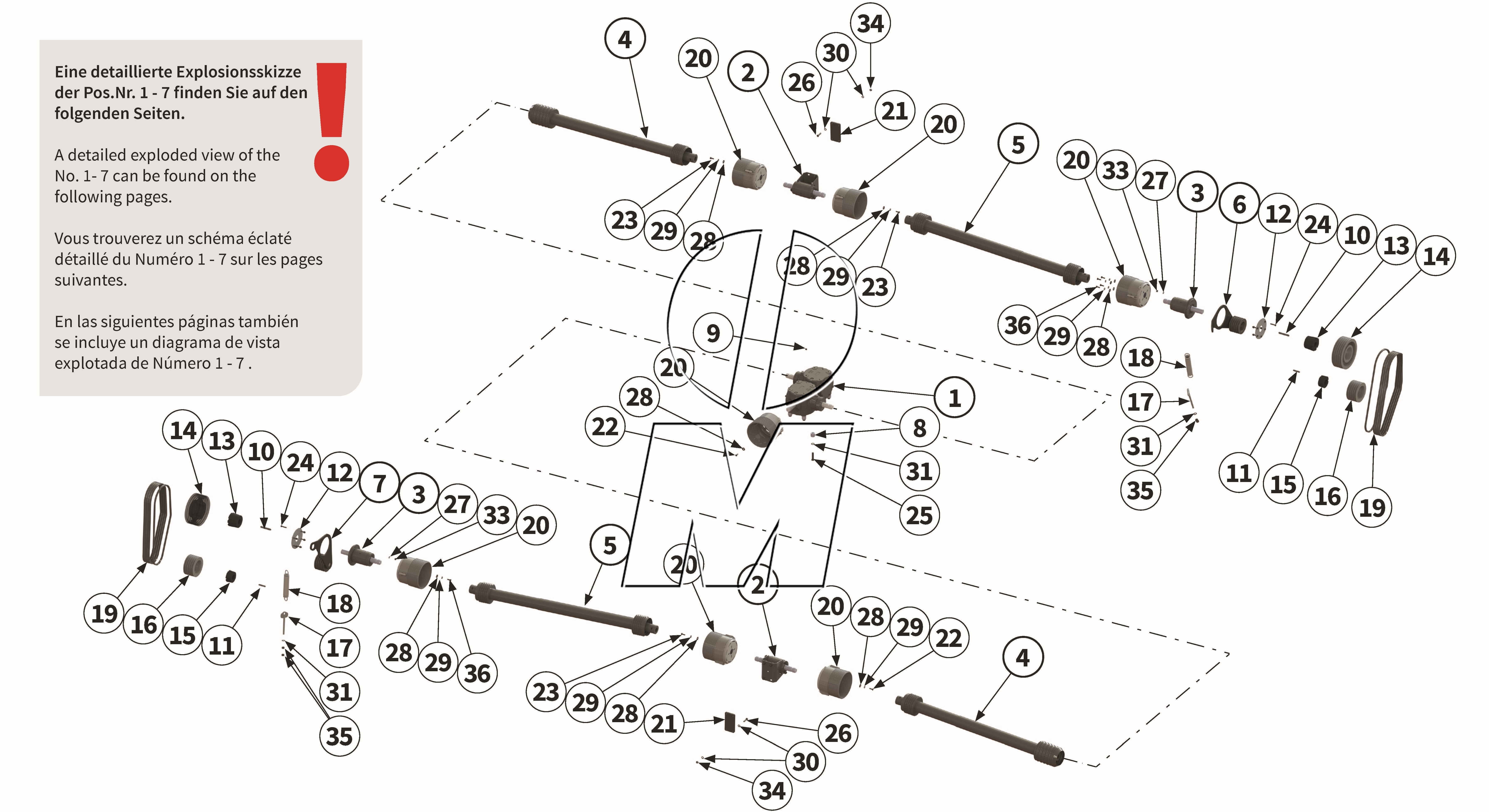 Zeichnung 10: Antrieb & Getriebe (P_PROF_ET_25_WEL)