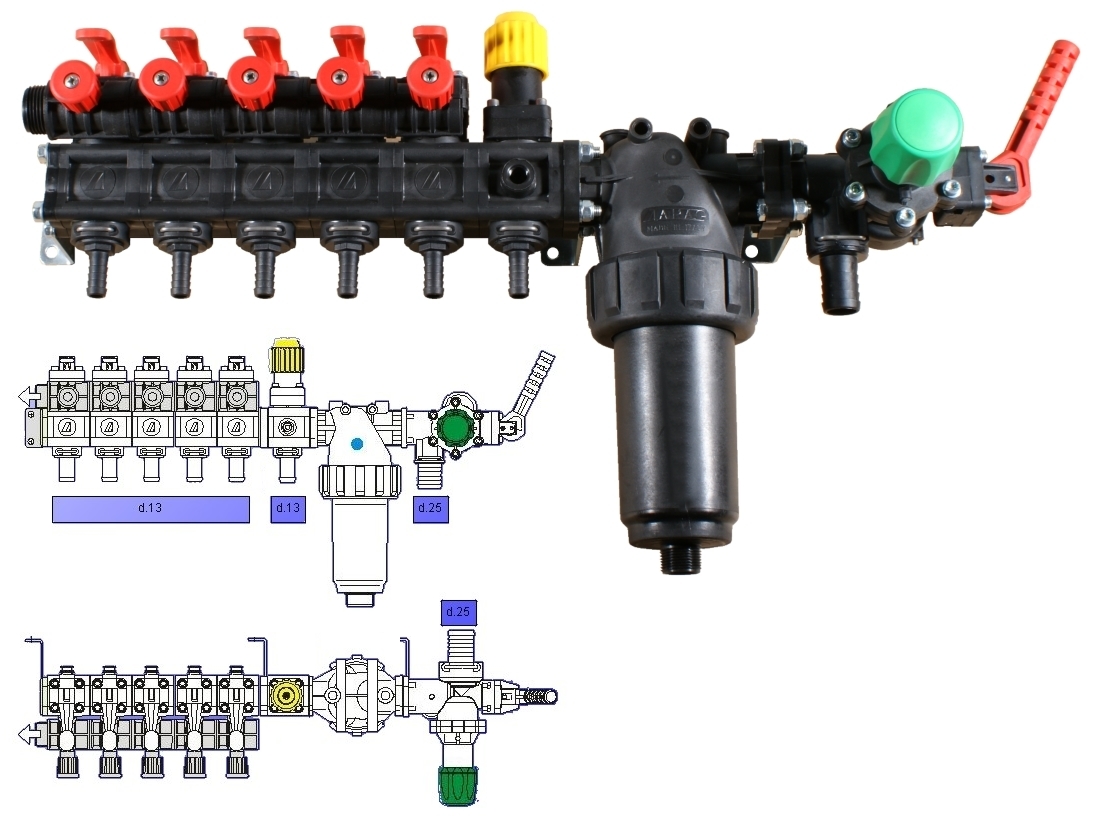 ARAG Schlauchanschluss T3M D.16