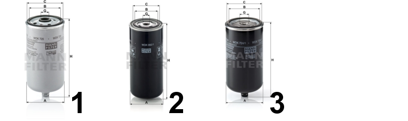 MANN Kraftstoffwechselfilter