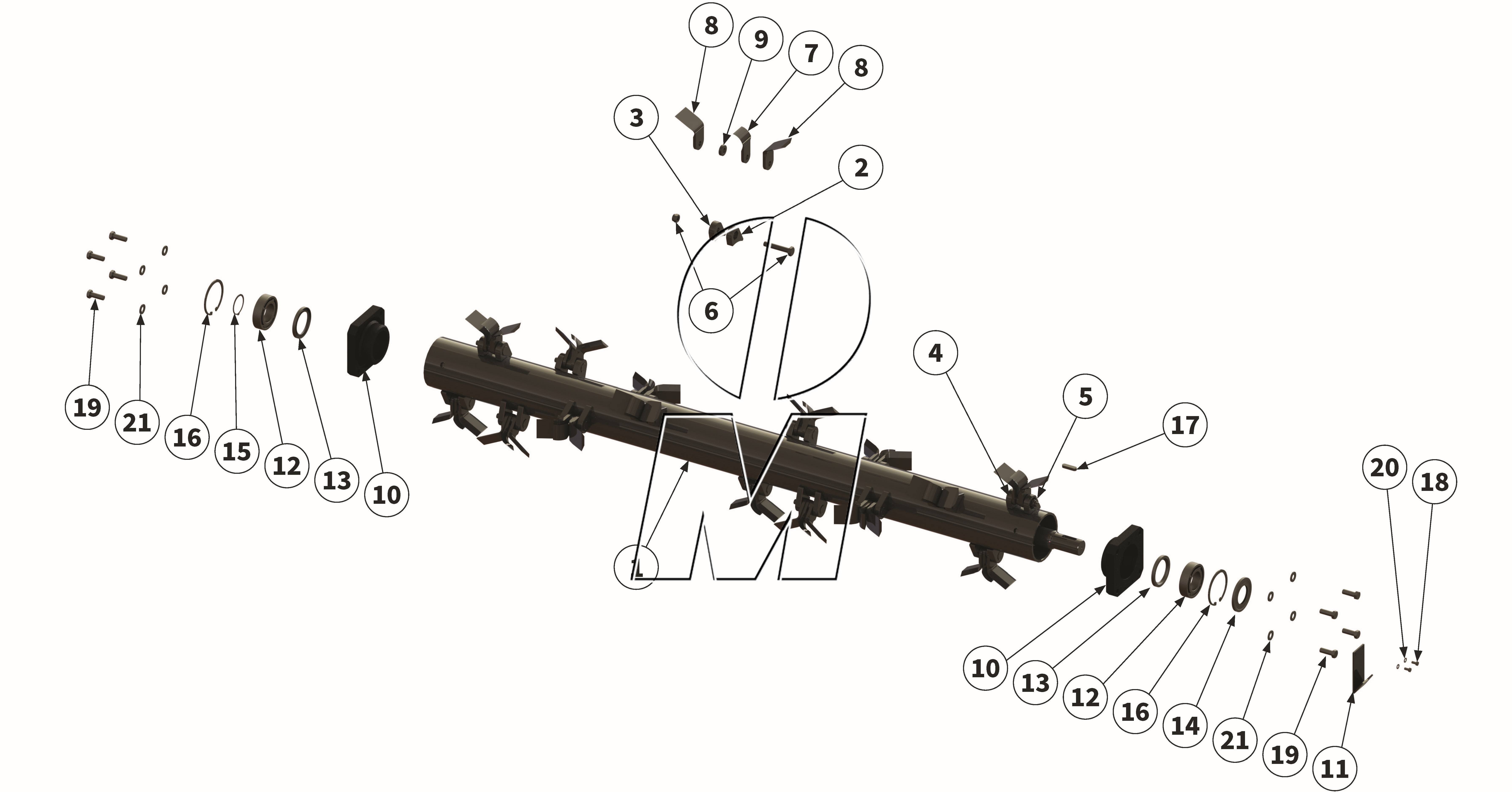 Zeichnung 16: Y-Messerrotor (P_L_ET_25_WEL)