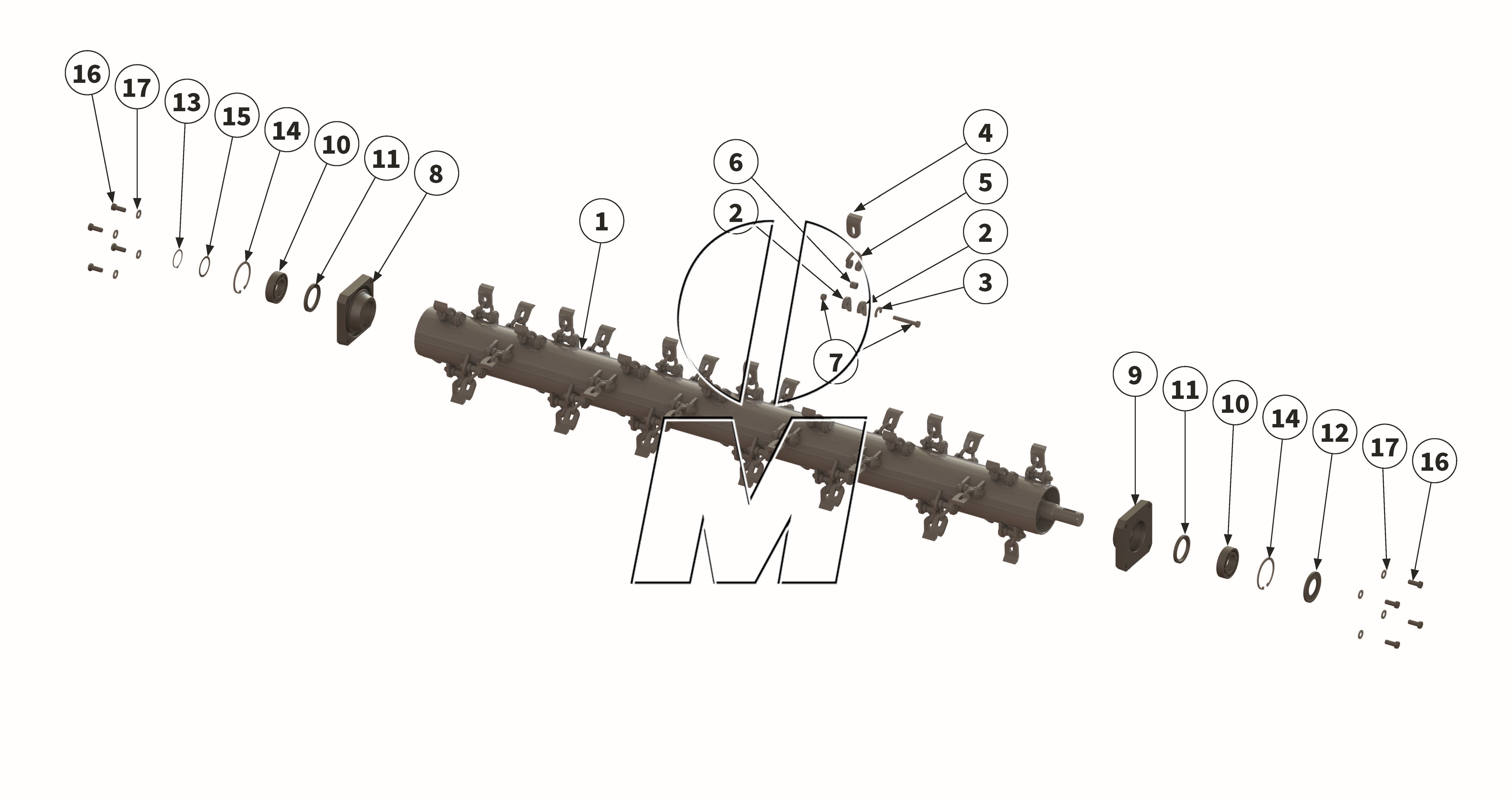 Zeichnung 13: Schäkelrotor (P_M_ET_24_WEL)