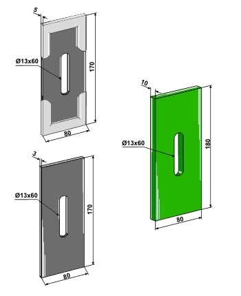 RABEWERK Abstreiferblech
