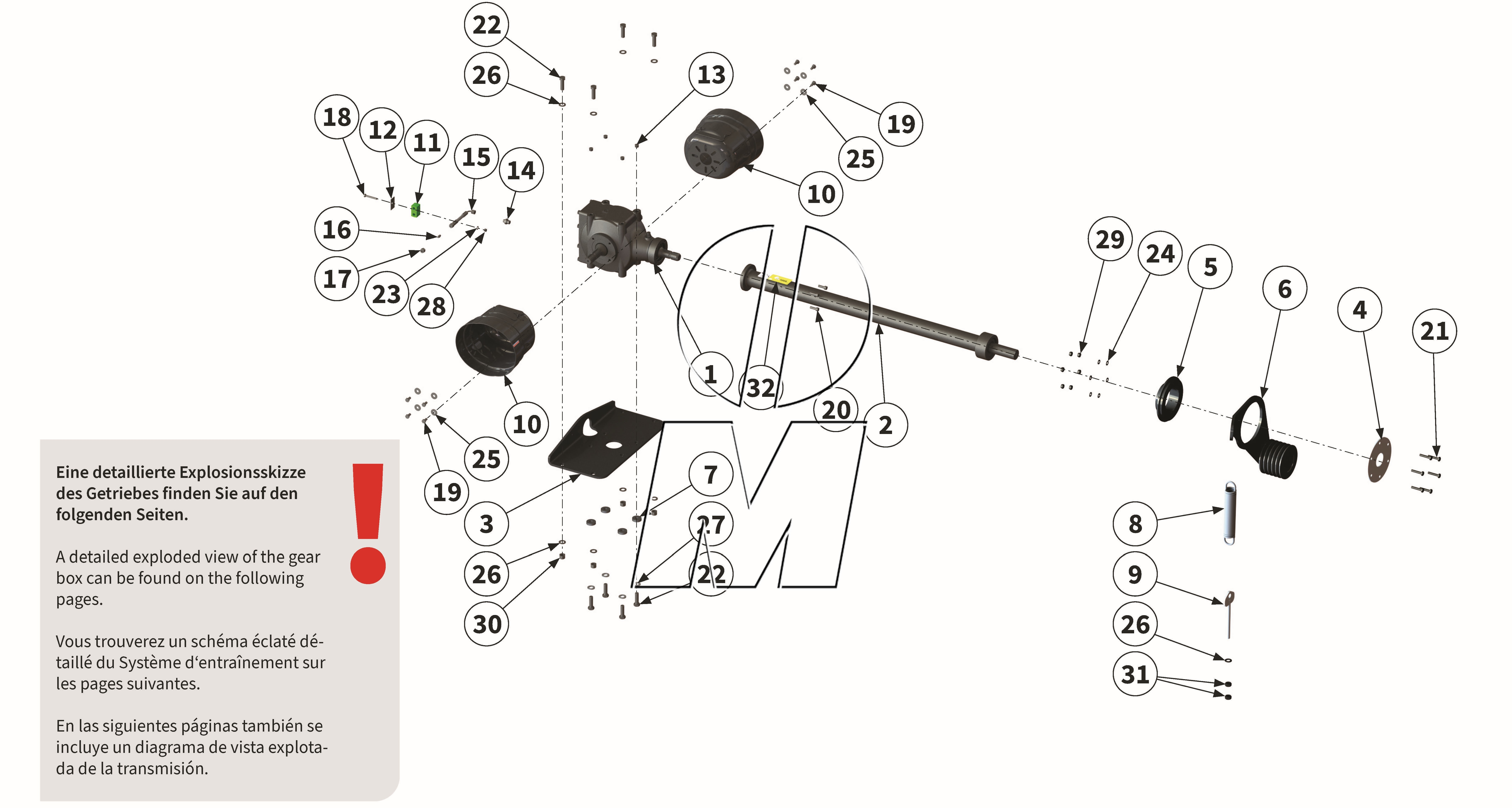 Zeichnung 05: Antrieb & Getriebe (P_PRO_ET_24_WEL)