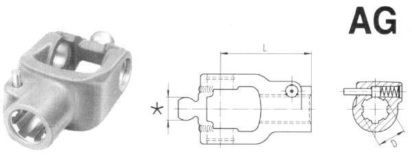 WALTERSCHEID Anschlussgabel