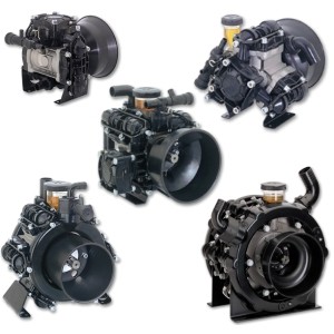 COMET Membranpumpe, 3-Kolben 0-20 bar, 107 l/min