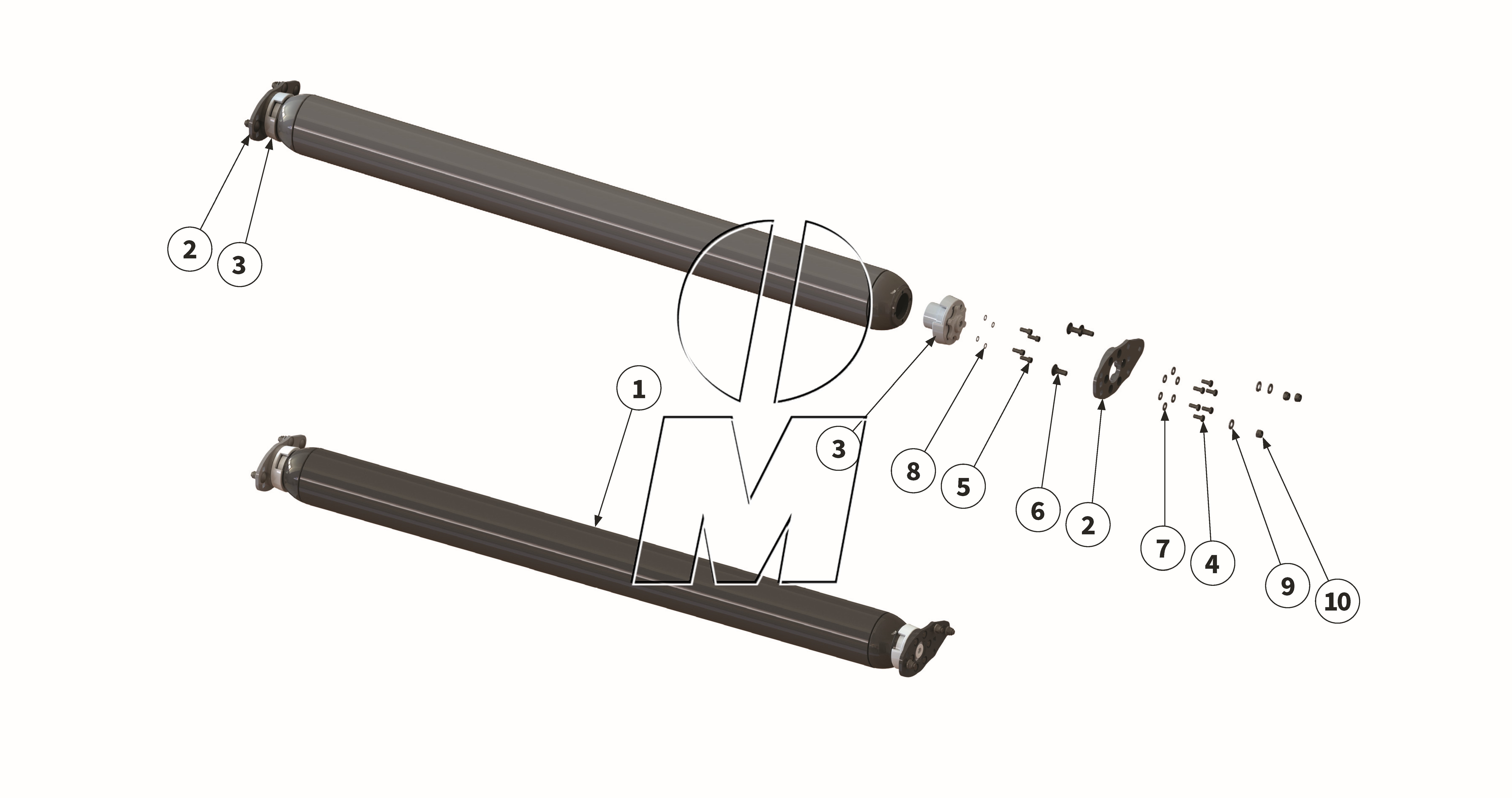 Zeichnung 09: Stützwalze (P_M_ET_24_WEL)