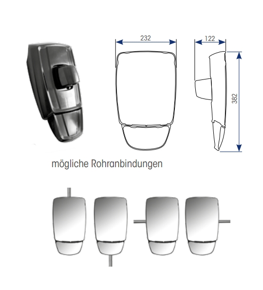 MEKRA Modulspiegelglas