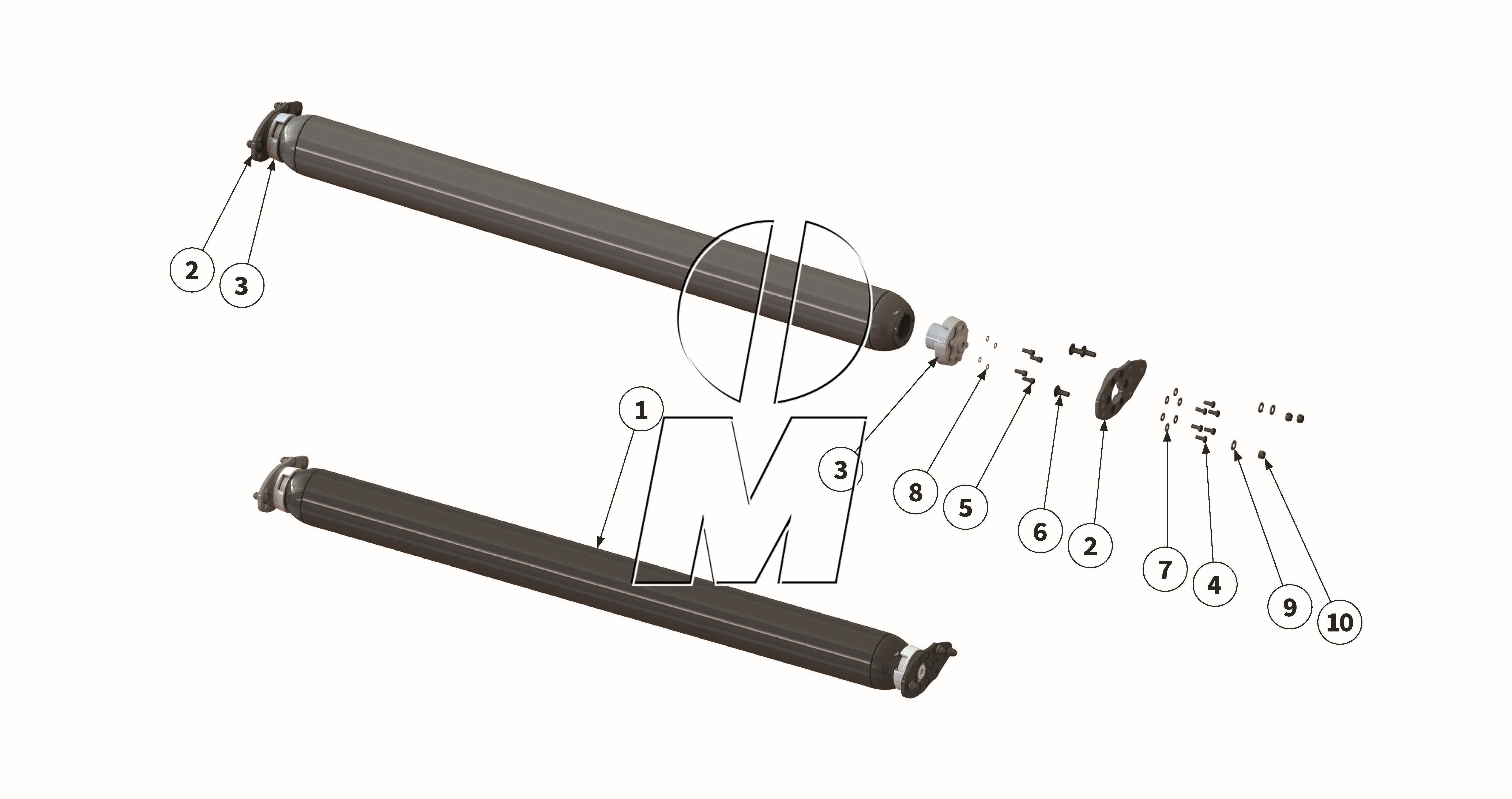 Zeichnung 09: Stützwalze (P_VS_ET_24_WEL)